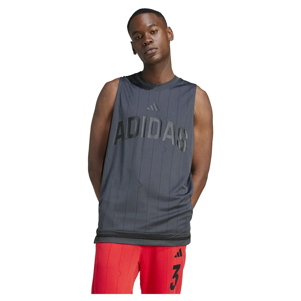 

Футболка без рукавов adidas Seasonal Essentials US Sport, серый