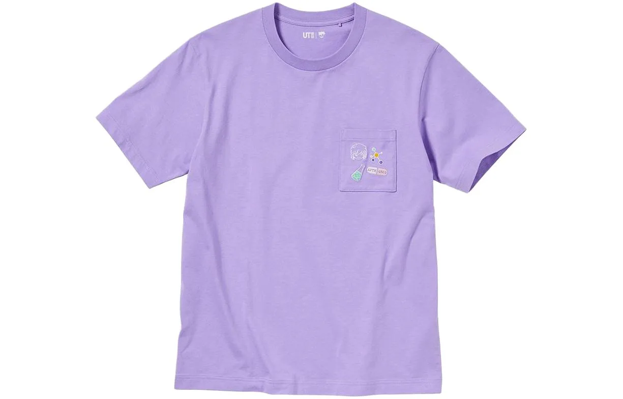 UNIQLO Футболка Unisex Blue Purple