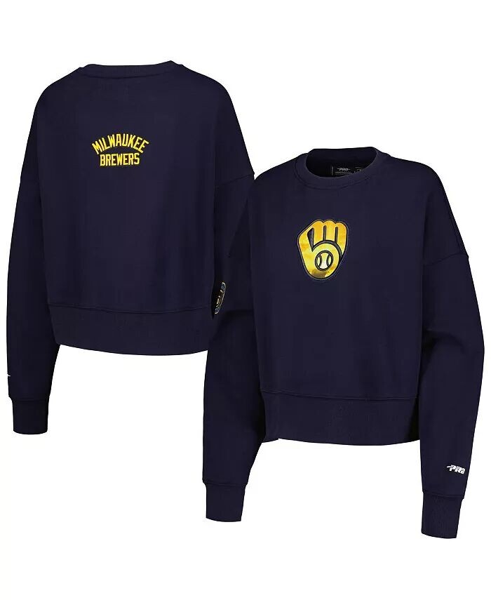 

Женская темно-синяя толстовка Milwaukee Brewers Painted Sky Pro Standard
