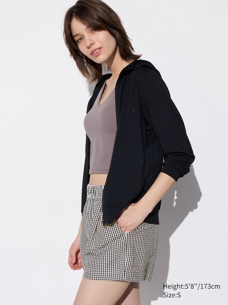 

Шорты в клетку Uniqlo, цвет 09 черный