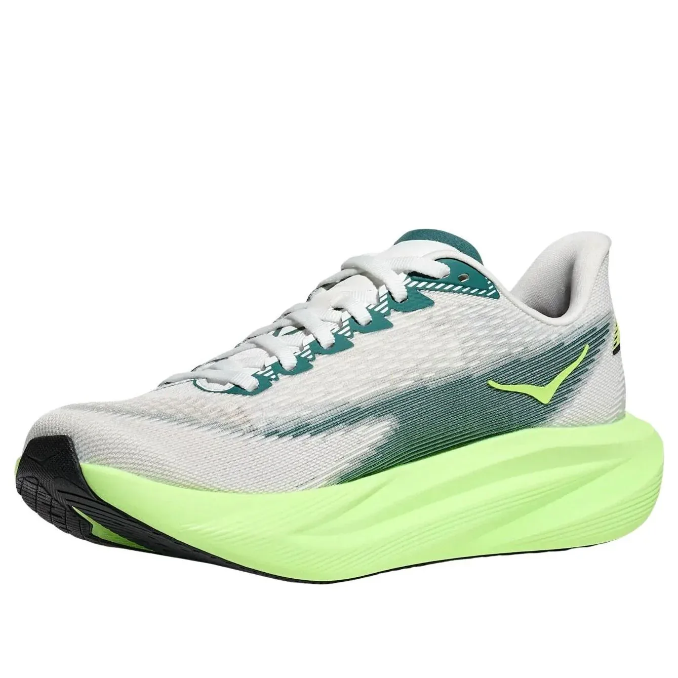 Кроссовки HOKA ONE ONE Mach 7 'Frost Neon Yuzu', зеленый — фото 2