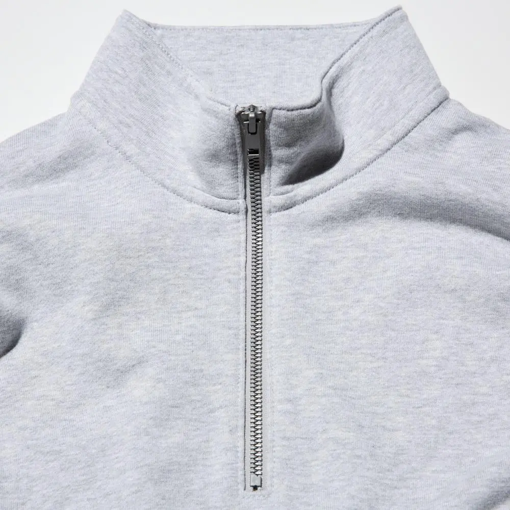 Свитшот унисекс Sky Gray UNIQLO, серый — фото 3