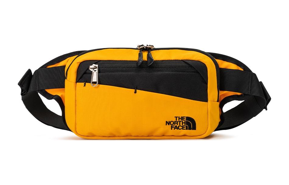 

THE NORTH FACE 2-литровая поясная сумка для отдыха на природе, тканевая, желто-черная, мужская