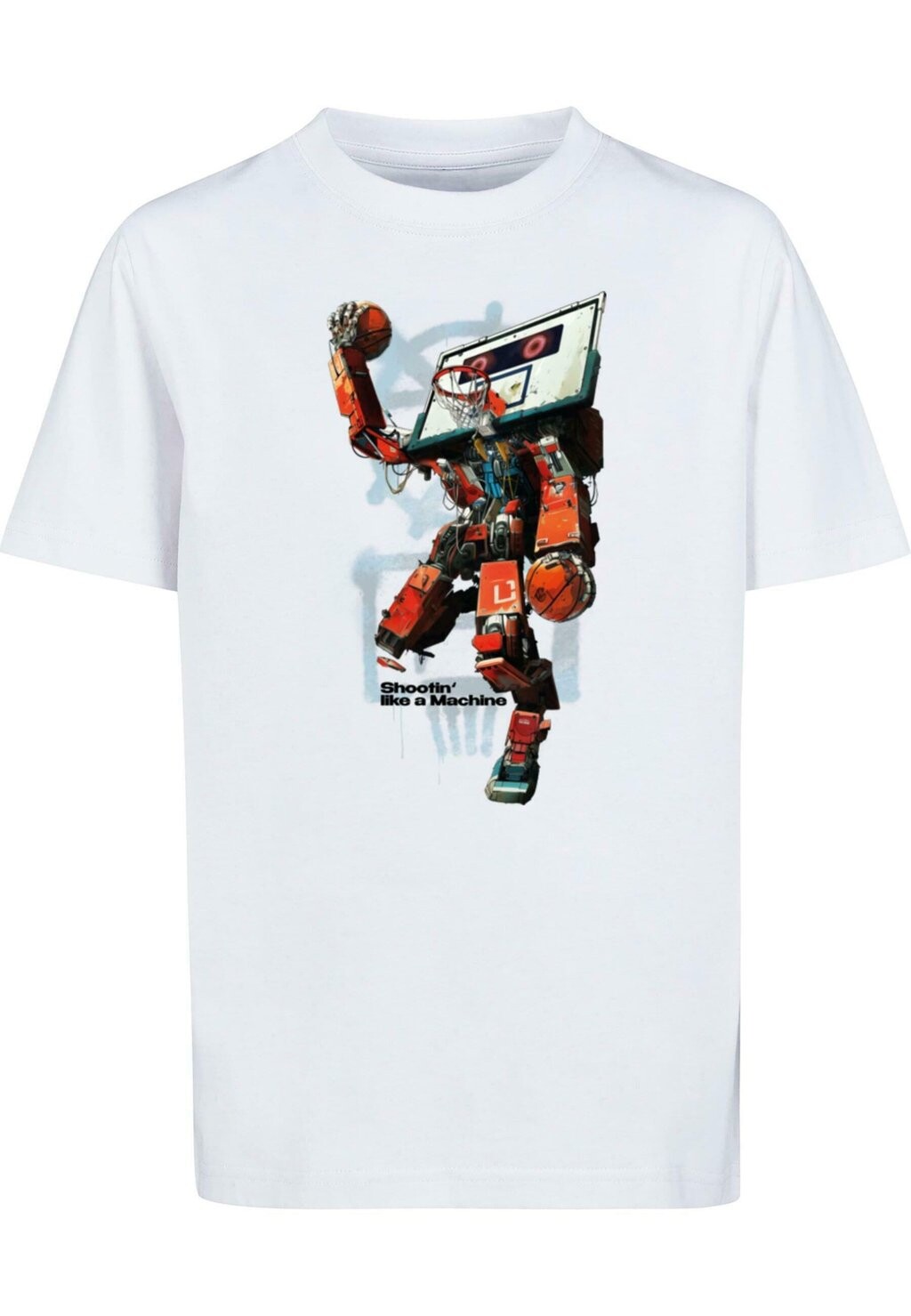 

Футболка BALLIN ROBOT Mister Tee, белый