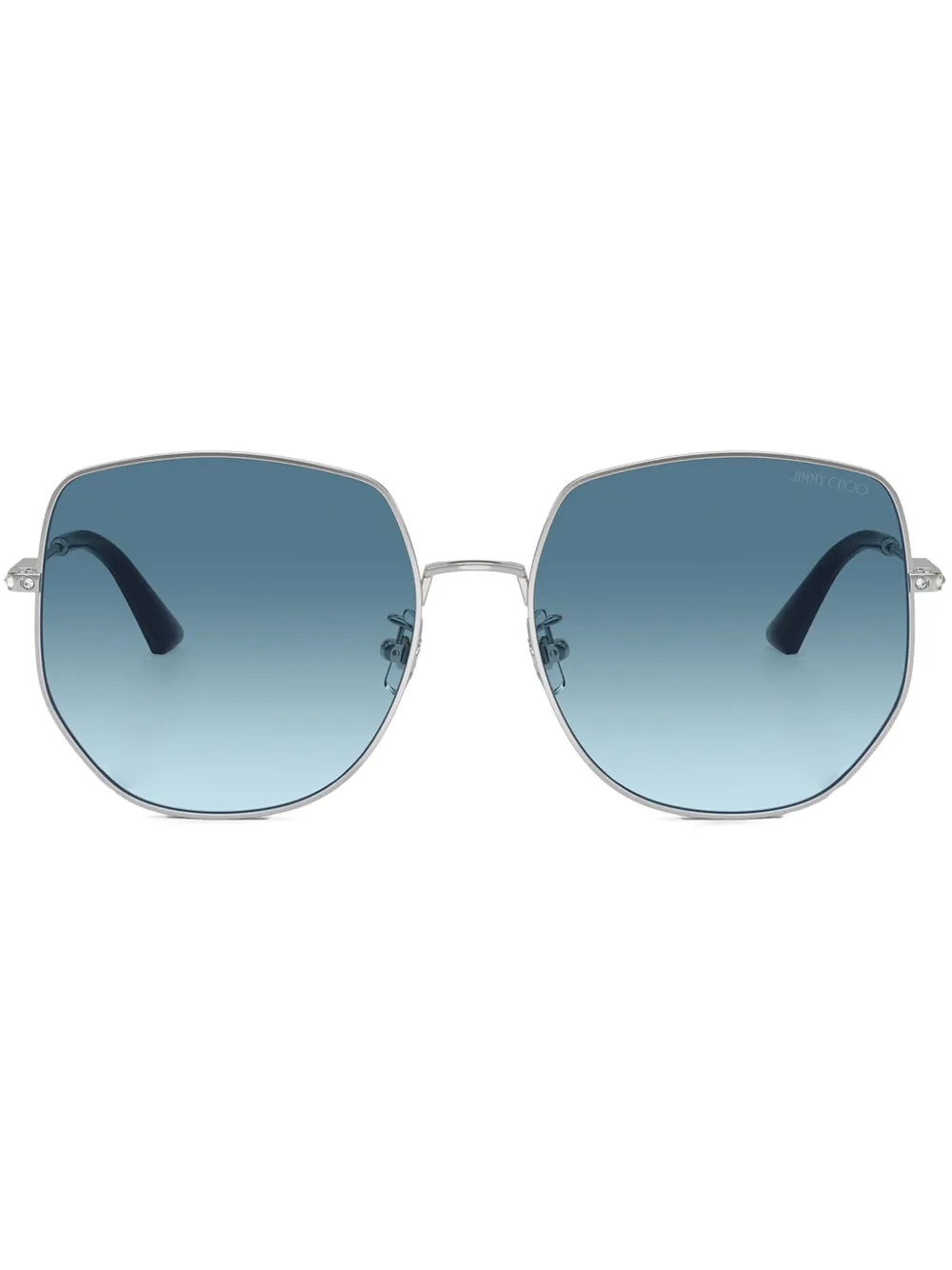 

Солнцезащитные очки JC4006BD Jimmy Choo Eyewear, серебяный