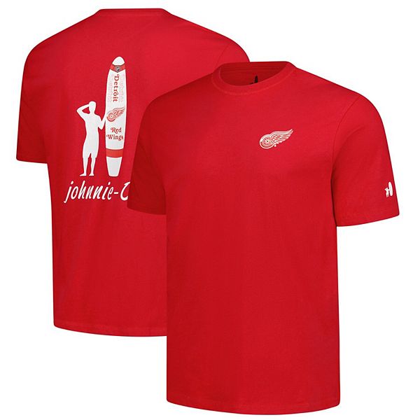 

Мужская красная футболка detroit red wings heathered spencer Johnnie-O