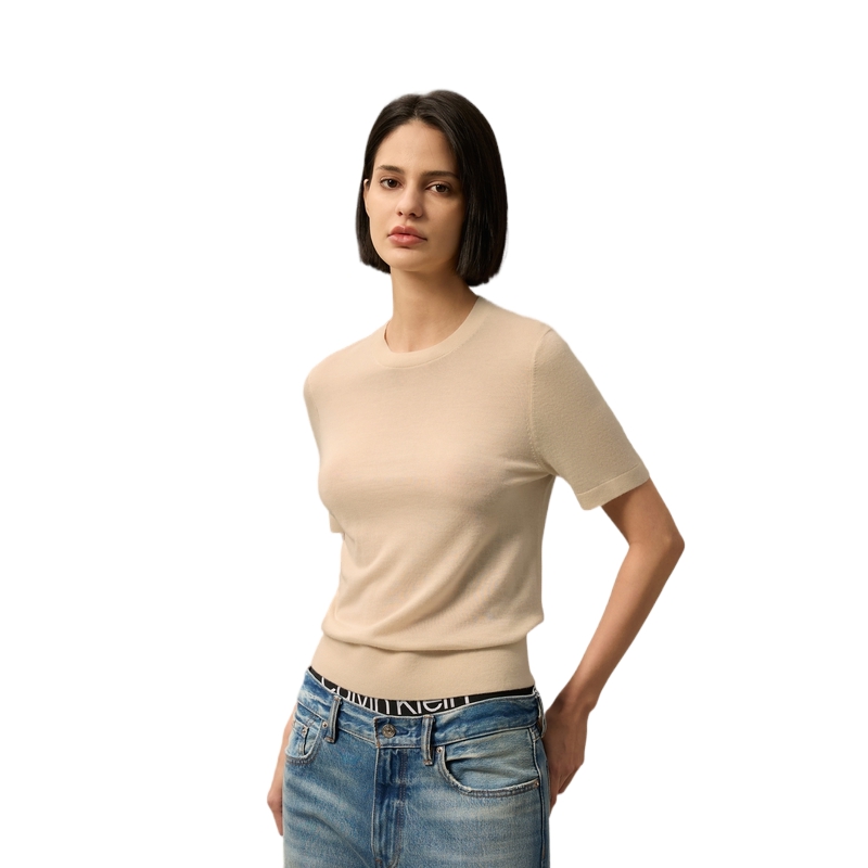 Кашемировый свитер Women's Calvin Klein, C7P-Warm Sand — фото 4