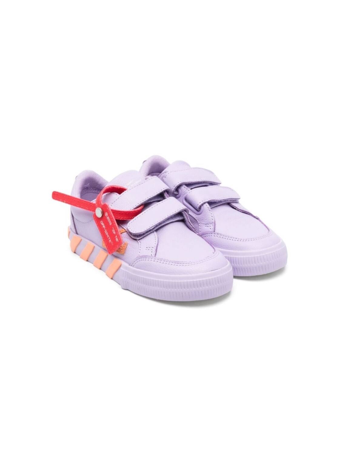 

Кеды на липучках Off-White Kids, фиолетовый