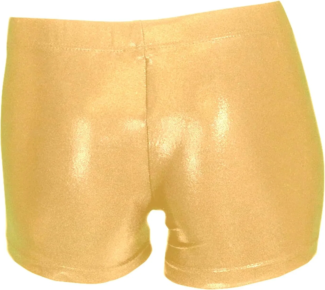 Шорты гимнастические, блестящие, LUOUSE, 1 шт., Sparkle Gold — фото 4
