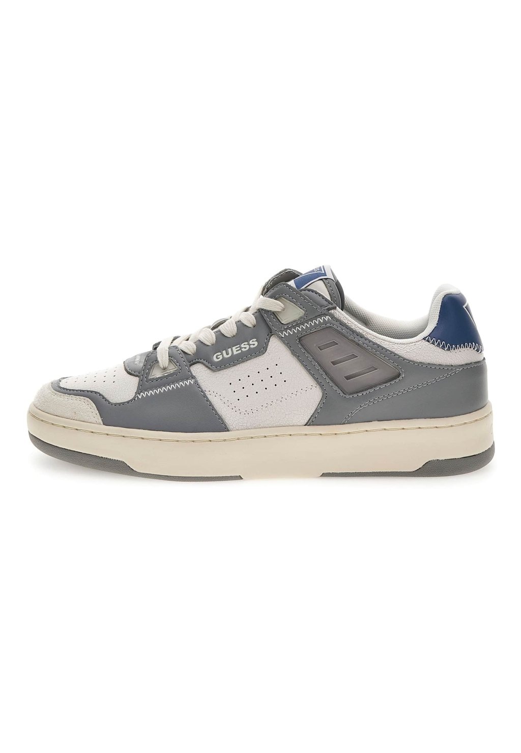 

Низкие кеды SNEAKERS VINCENT CUIR MÉLANGÉ Guess, серый