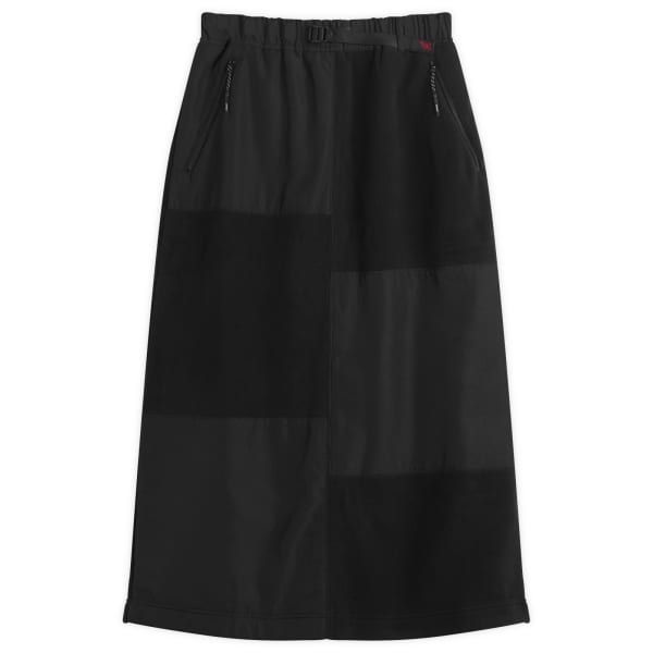 

Миди-Юбка из лоскутного флиса Gramicci, черный