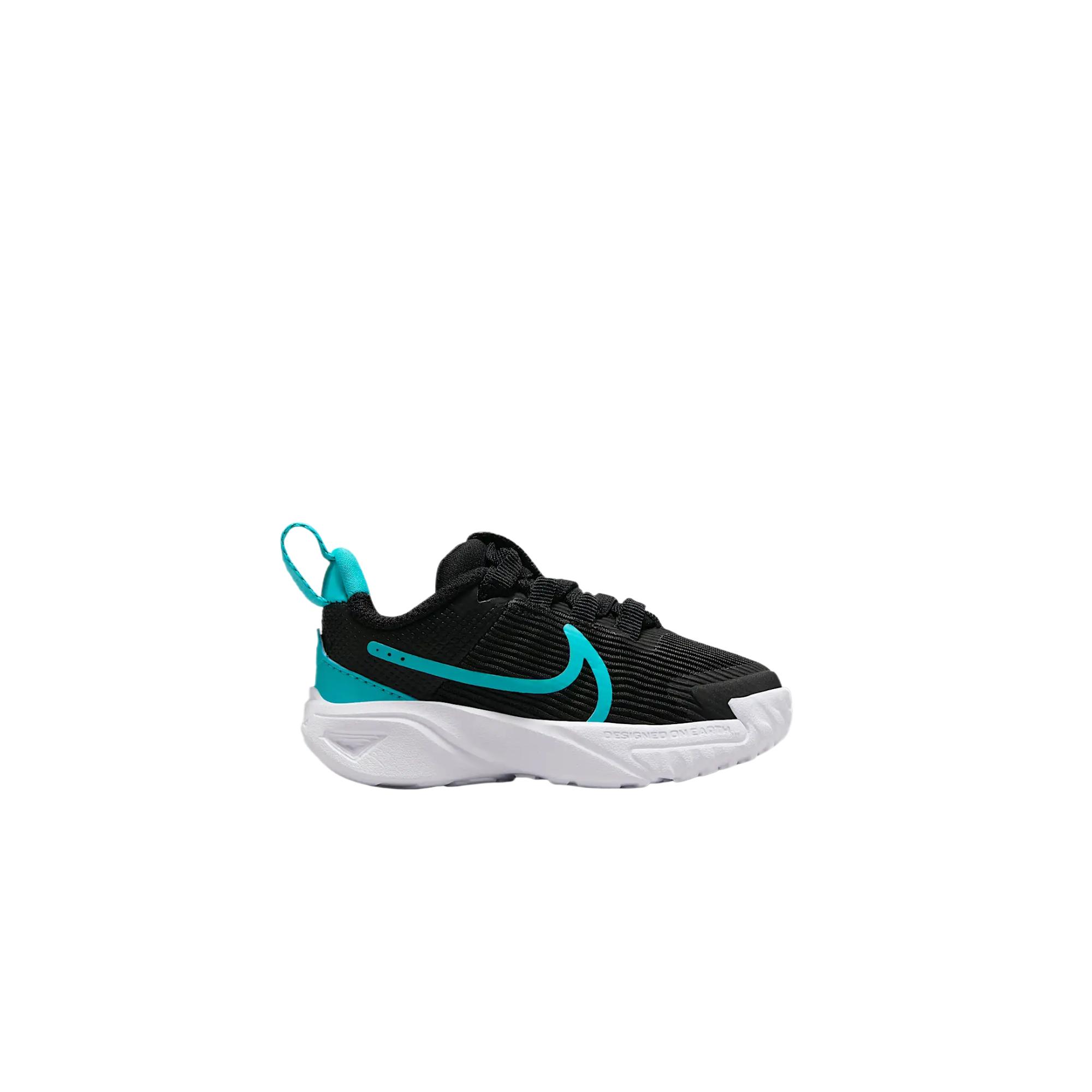 Кроссовки для бега Star Runner 4 с низким верхом для младенцев и малышей Nike, черный/красный/белый/зеленый — фото 2