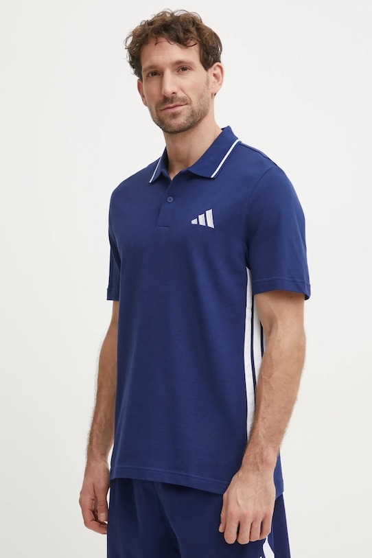 

Хлопковая футболка Essentials Adidas, темно-синий