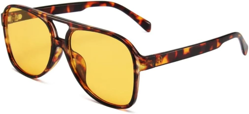 

Солнцезащитные очки с защитой UV400 | Двойная перемычка, градиентные линзы | Для женщин и мужчин, для занятий спортом на открытом воздухе и вождения (черный леопардовый принт) LXLHWN, Leopard Orange