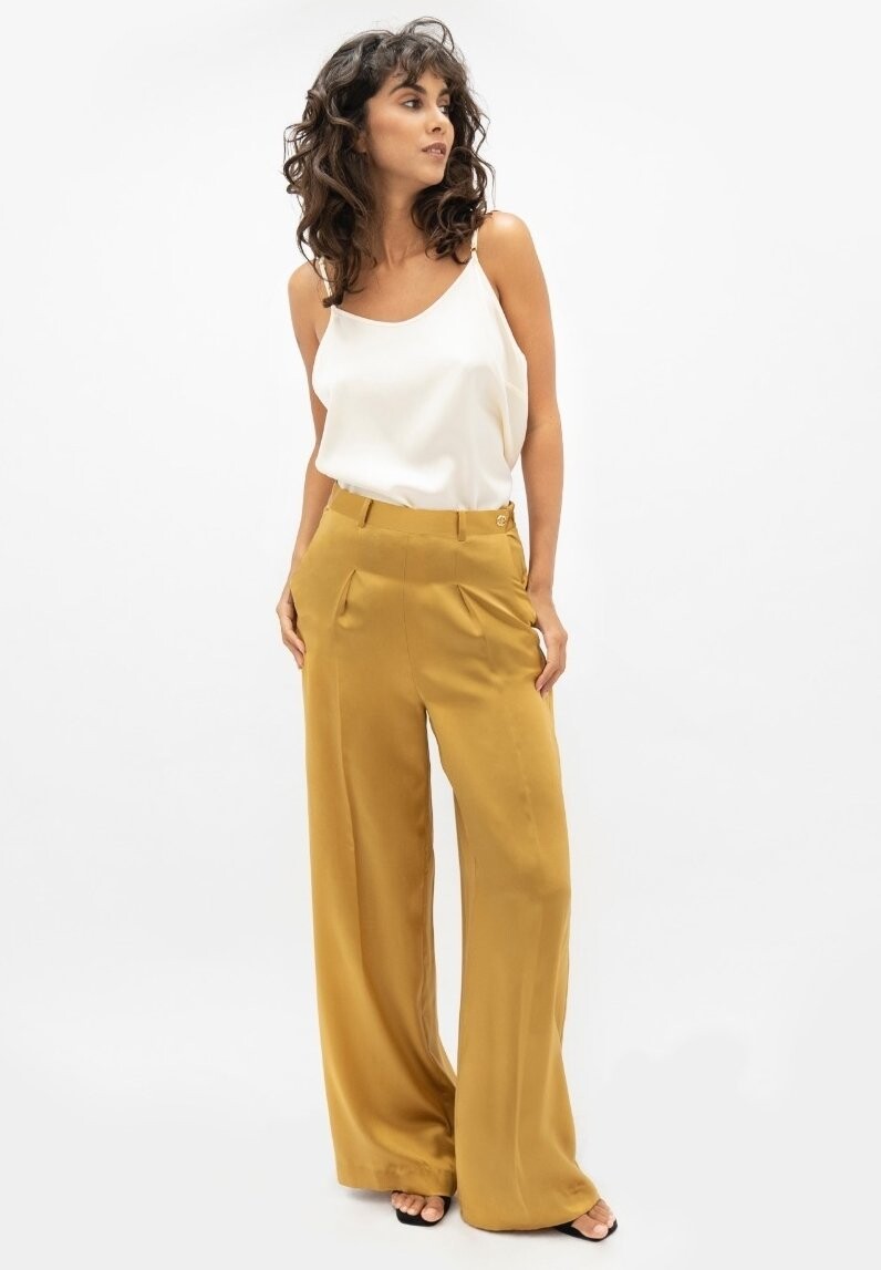 

Брюки BRANSON BKG WIDE LEG 1 People, цвет Mottled Yellow