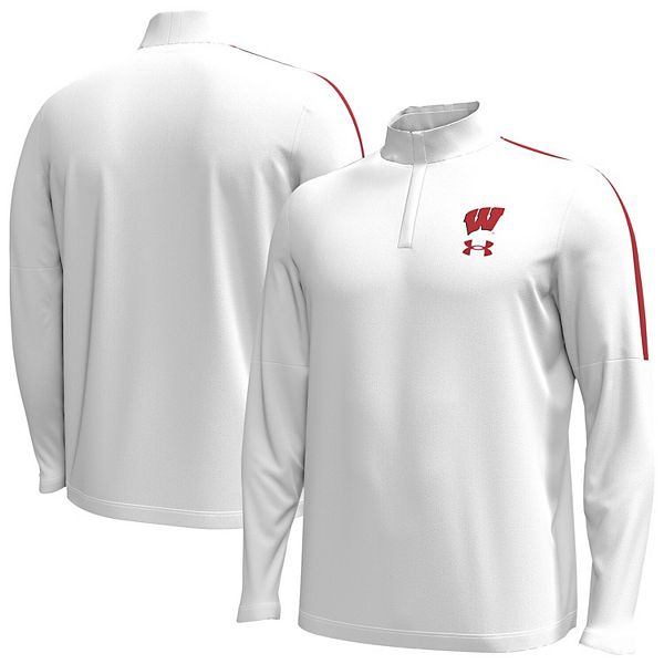 

Мужская белая куртка wisconsin badgers playoff performance quarter-zip Under Armour
