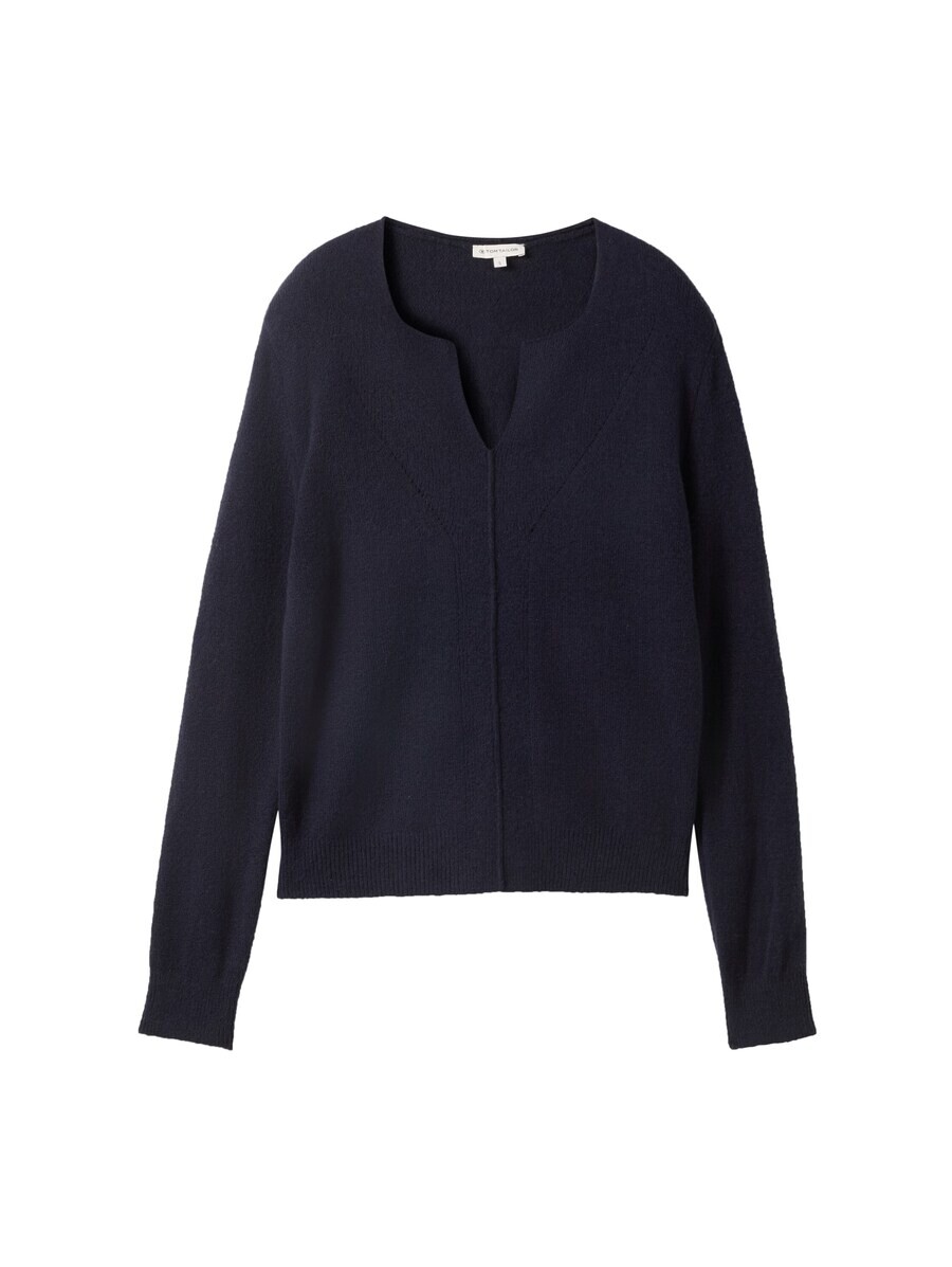 

Тонкий вязаный свитер TOM TAILOR Sweater, темно-синий