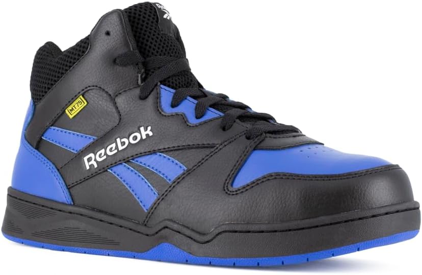 Мужские кроссовки Reebok Work BB4500 High Top с внутренней защитой Met Guard и композитным носком, черный — фото 4