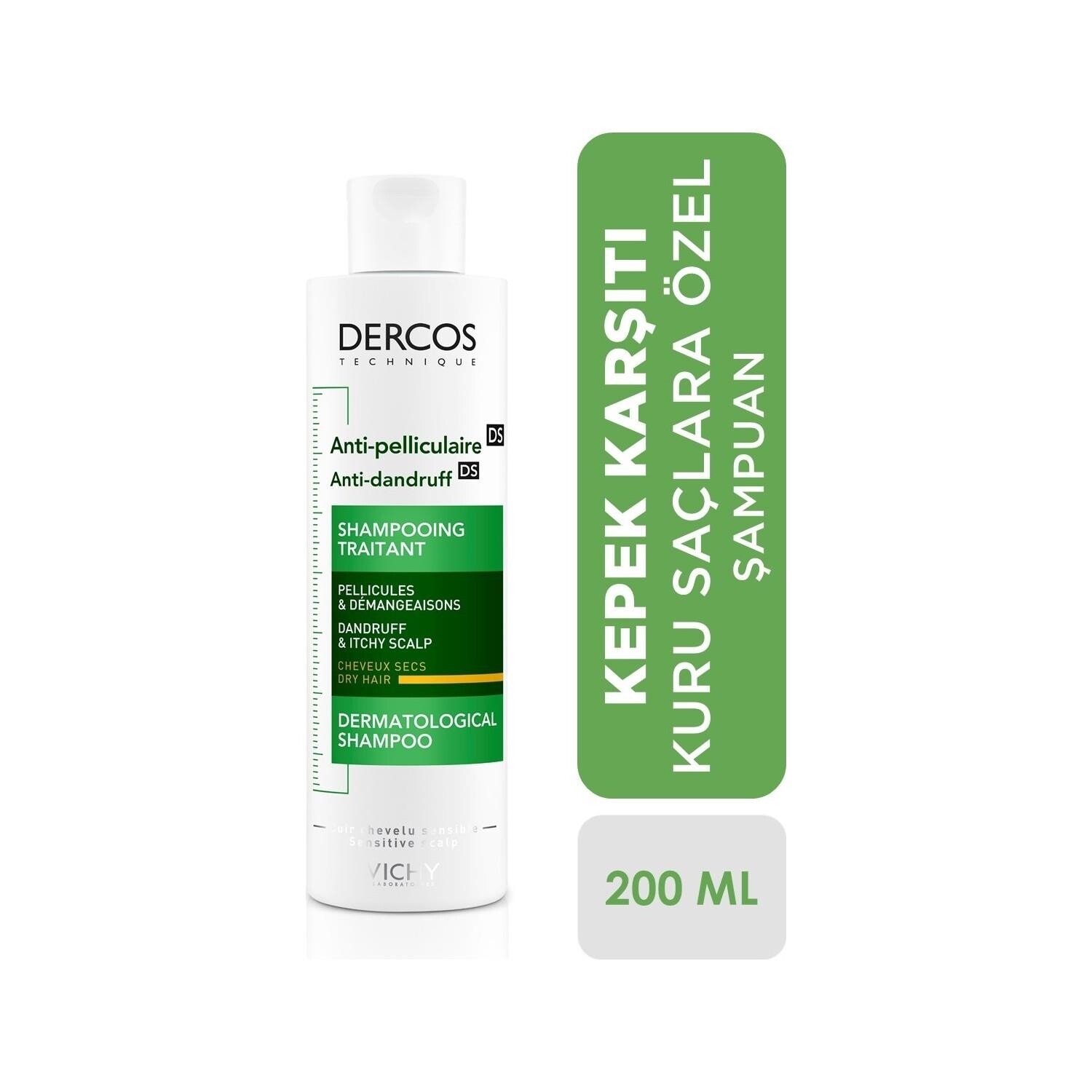 

Vichy Dercos Anti-Dandruff Shampoo 200 мл Шампунь для сухих волос