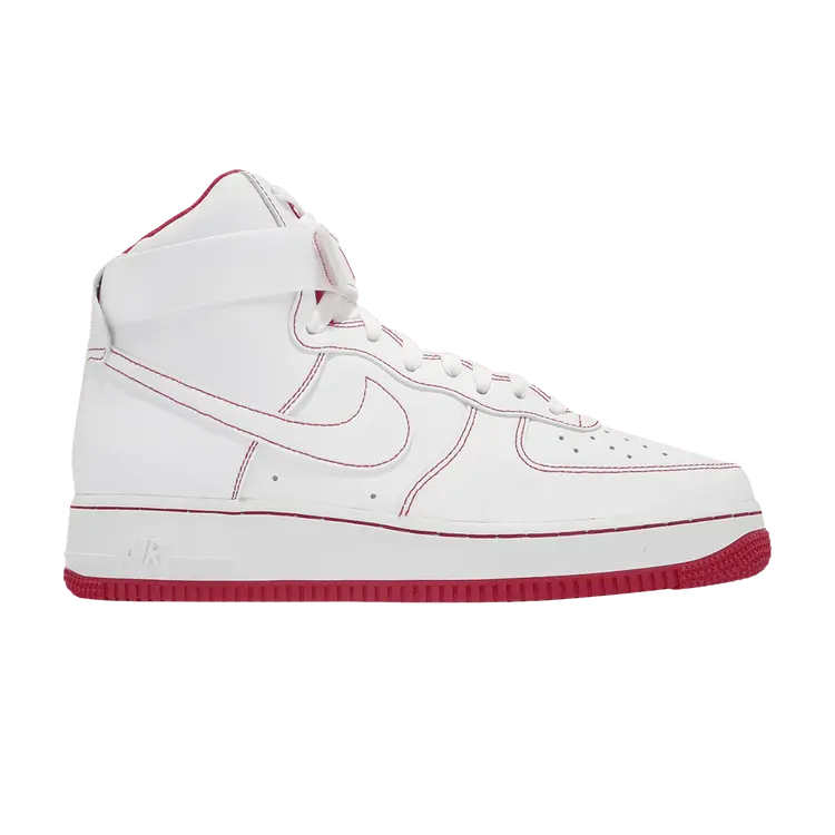 

Кроссовки Nike Air Force 1 High '07 'University Red', белый
