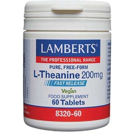 

Пищевая добавка L-теанин 200 мг 60 таблеток Lamberts