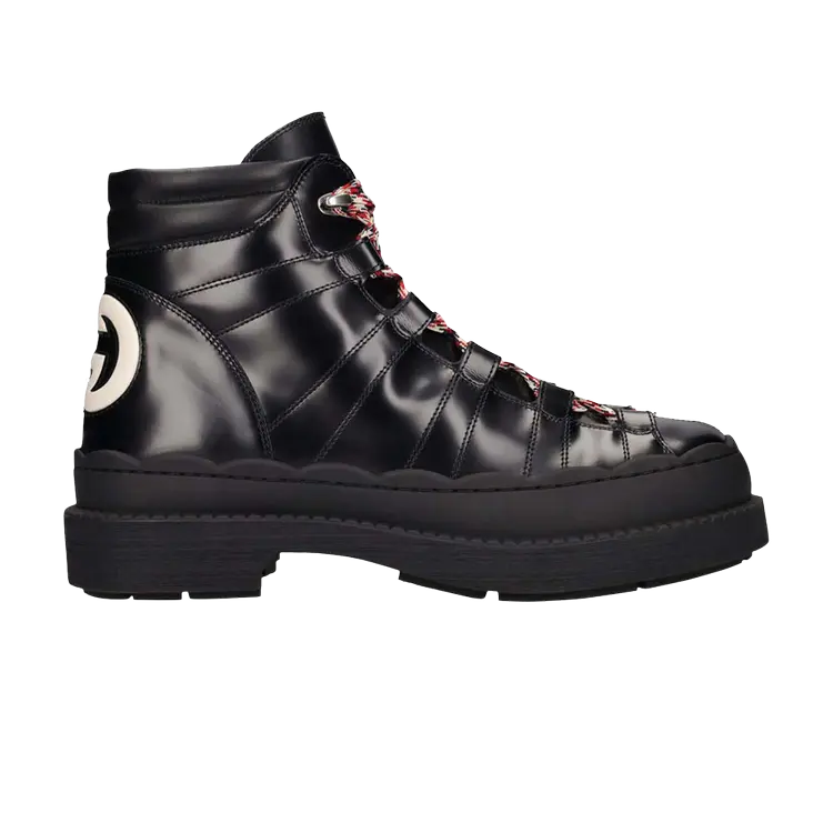 

Кроссовки Gucci Ghibli Leather Trekking Boot, черный