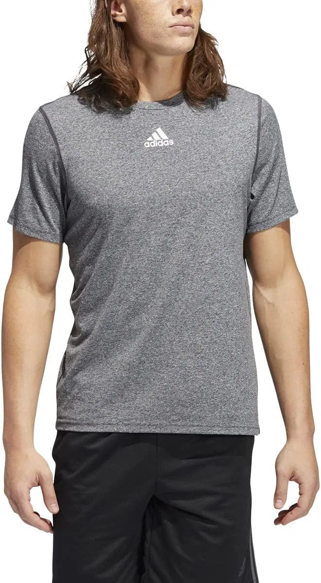 Футболка мужская с коротким рукавом adidas, серый