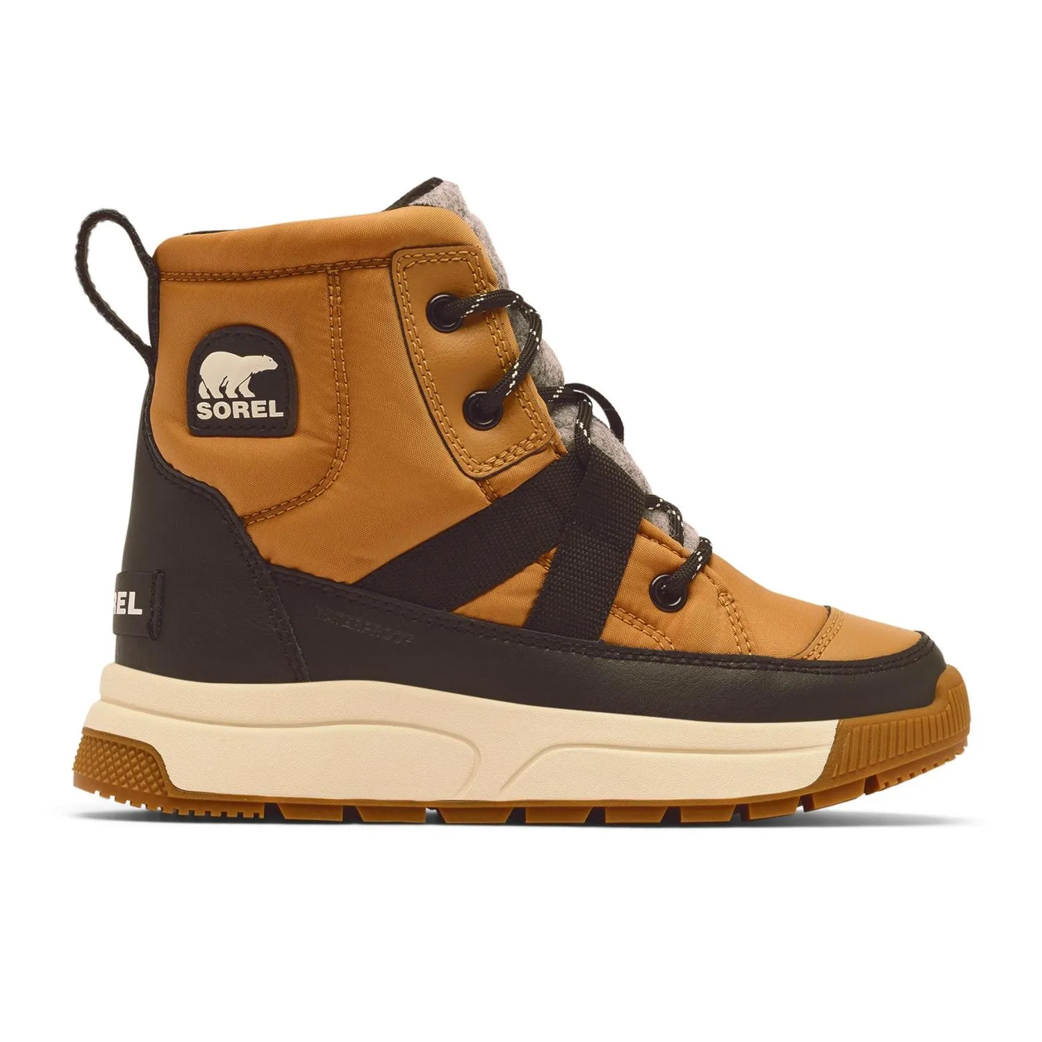 

Утепленные водонепроницаемые сапоги для детей Sorel, Tawny Buff/Black