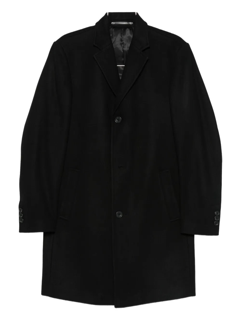 

Однобортное пальто из шерстяной смеси Karl Lagerfeld, черный