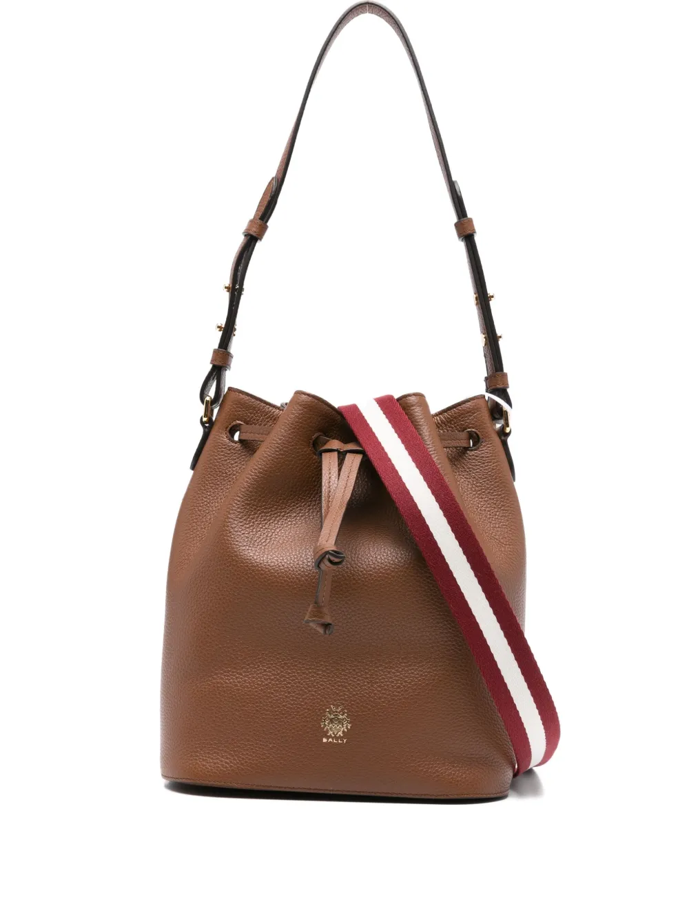 

Кожаная сумка-ведро с завязкой Bally, коричневый