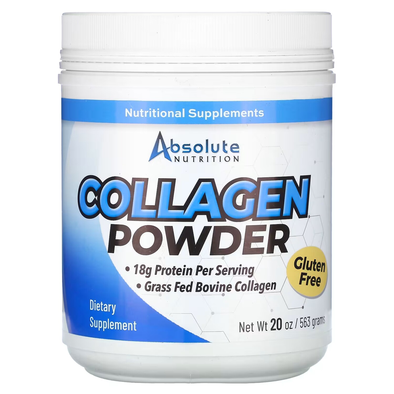 

Коллагеновый порошок 20 унций (563 грамма) Absolute Nutrition