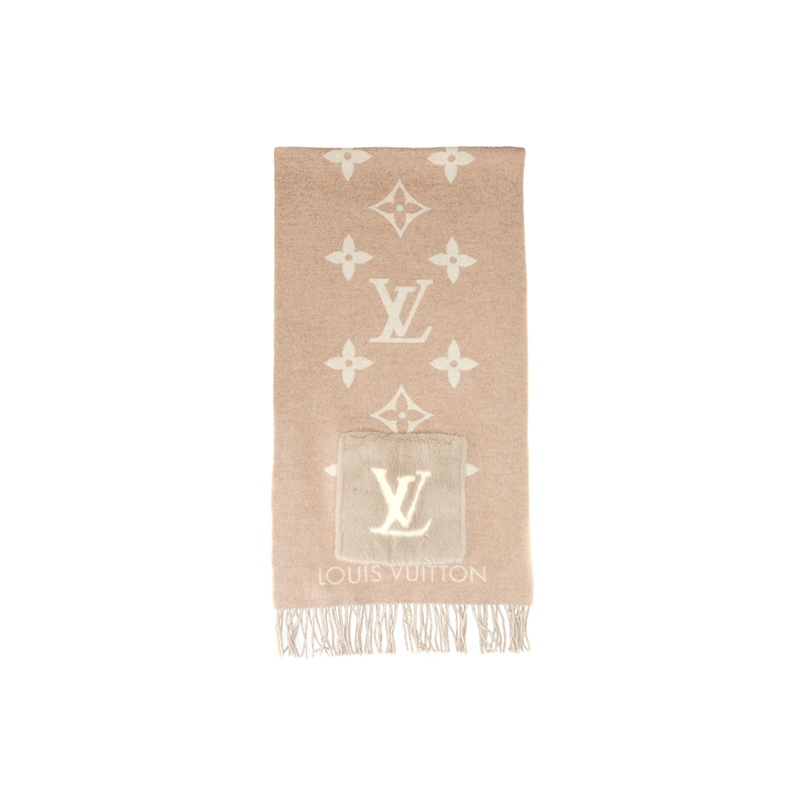 

LOUIS VUITTON Рейкьявикский шарф для холодной погоды, Ecru