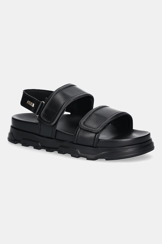 Кожаные сандалии Sporty Chic Sandal Furla, черный
