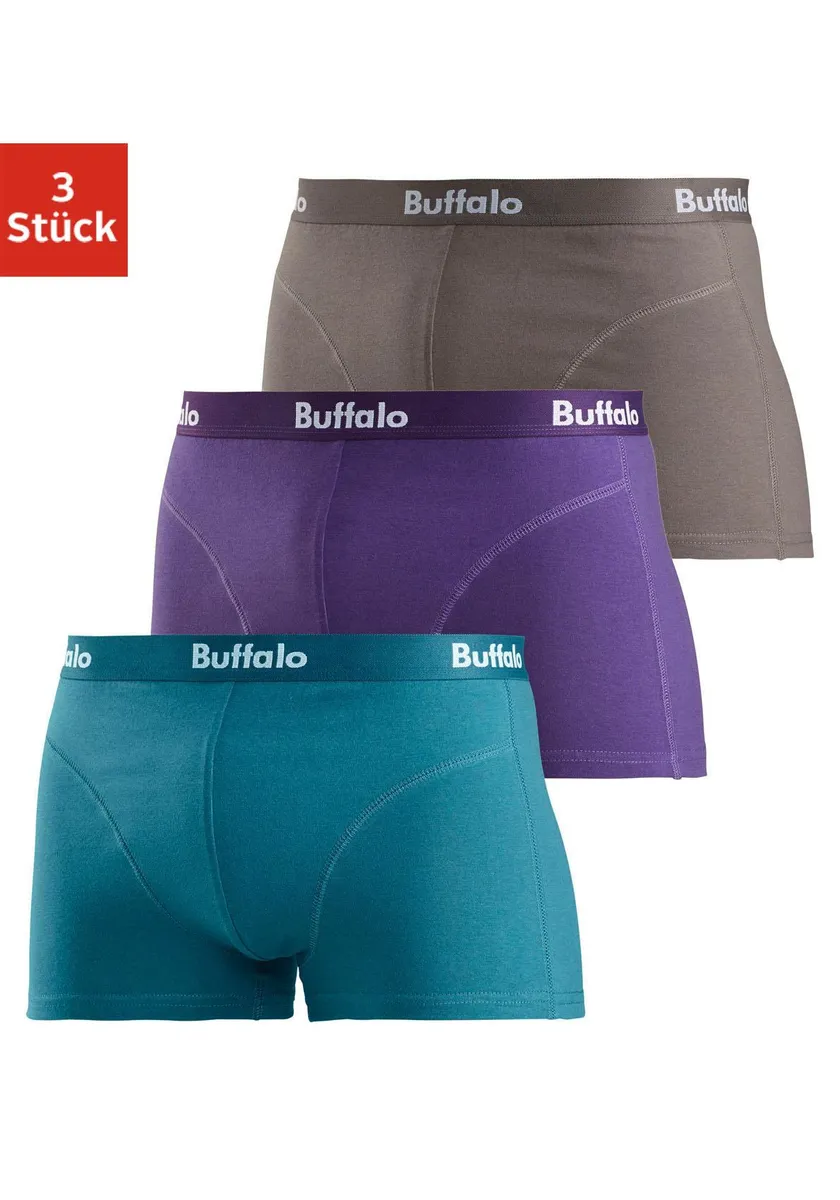 

Боксеры Buffalo (3 шт. в упаковке) с оверлочными швами спереди, серый