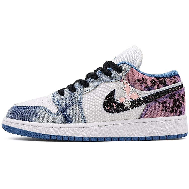 

Кроссовки Air Jordan 1 Vintage Basketball Shoes Women's Low-top Blue/black/white, голубой, Синий, Кроссовки Air Jordan 1 Vintage Basketball Shoes Women's Low-top Blue/black/white, голубой