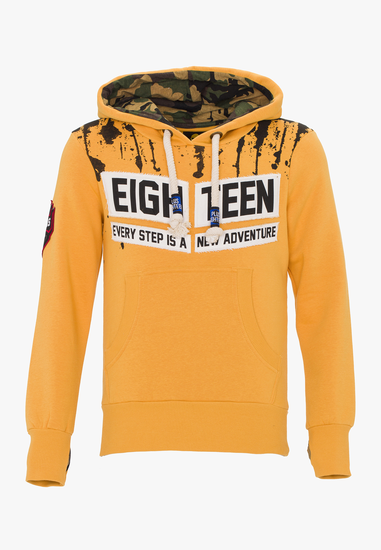 

Толстовка PLUS EIGHTEEN Kapuzenpullover, цвет Senf