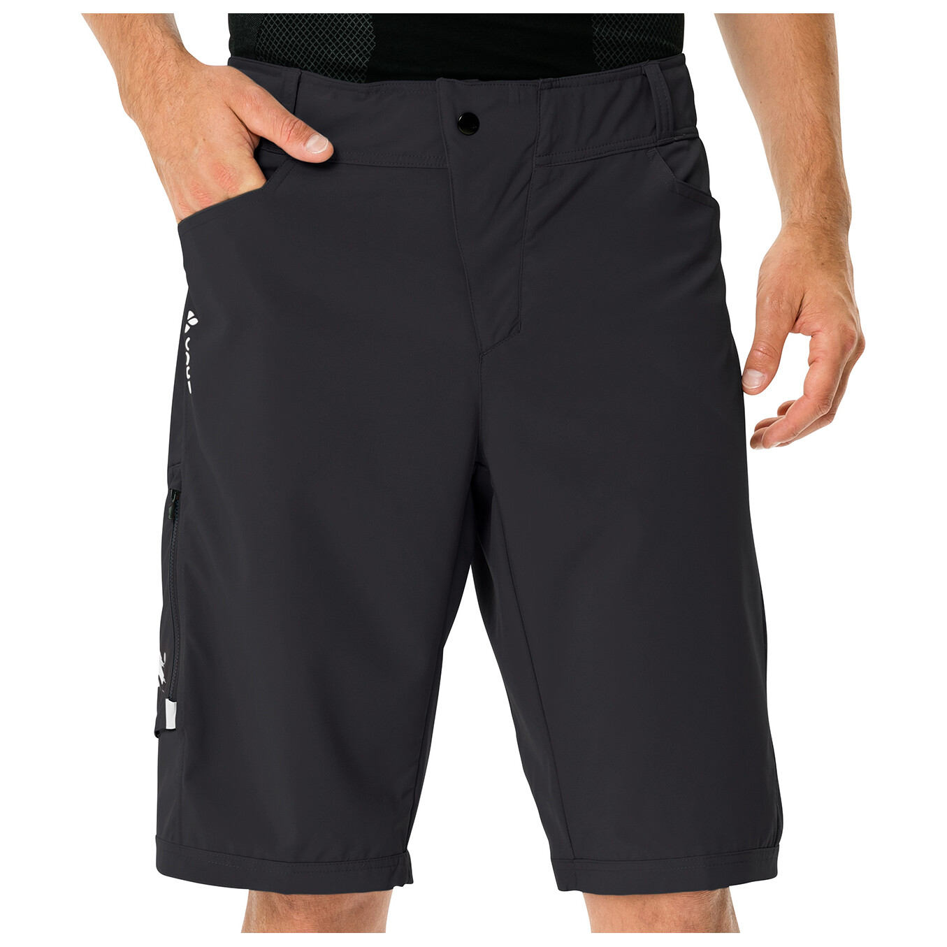 

Велосипедные шорты Vaude Ledro Shorts, цвет Black/Black