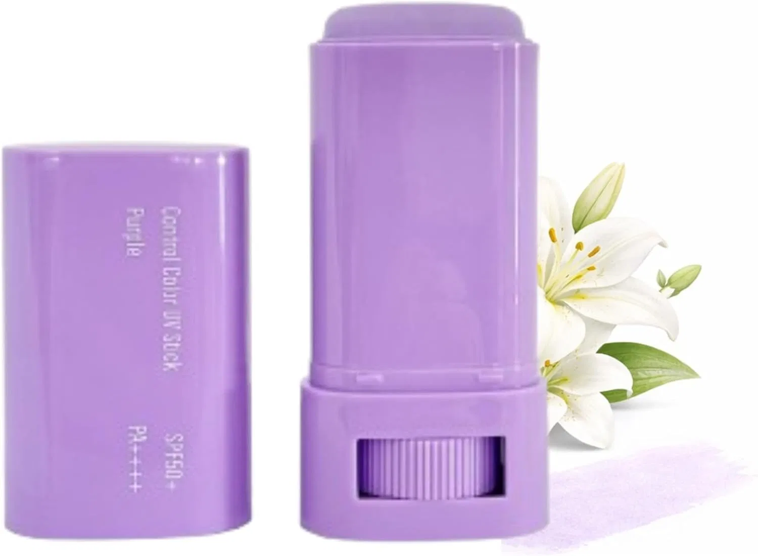Солнцезащитный стик SPF50+ PA++++ SUCCY ELLIC 4-в-1 фиолетовый