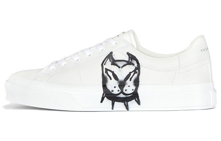 Обувь для скейтбординга City Skateboarding Shoes Men Low-Top White Givenchy