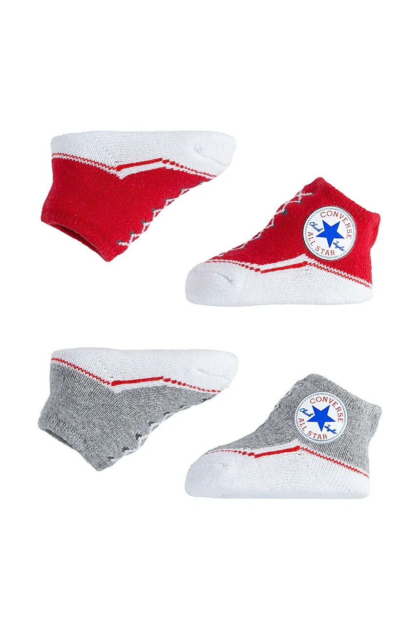 

Носки Baby, 2 шт. в упаковке Converse, красный