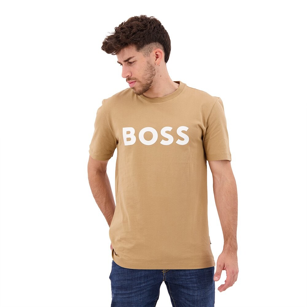 

Футболка с коротким рукавом BOSS Tiburt 354 10247153, бежевый