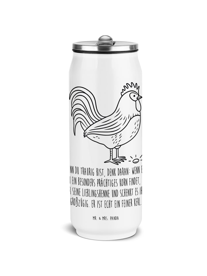 

Mr. & Mrs. Panda Бутылка для питья из нержавеющей стали с логотипом крана и зерна, а также надписью белого цвета