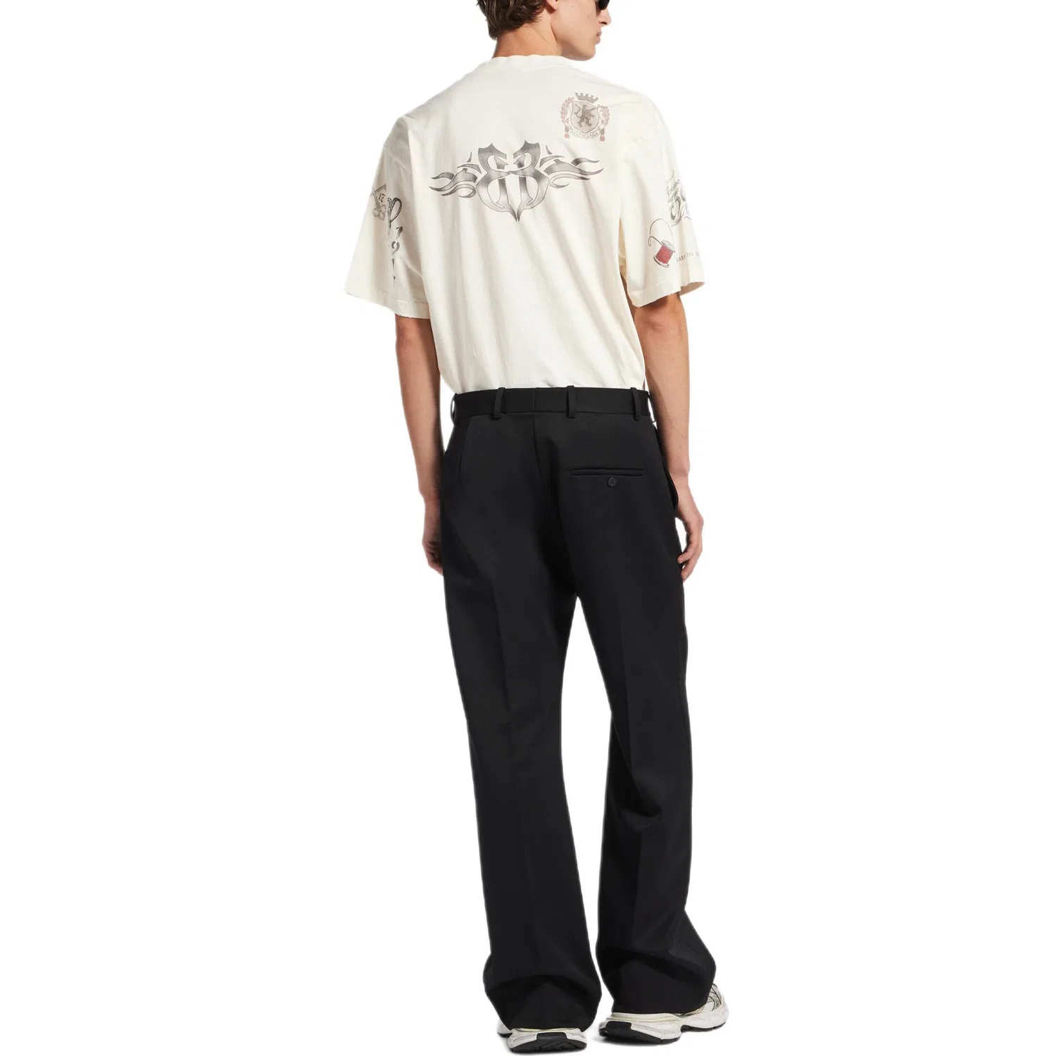 Футболка SS26 Regular Fit мужская Balenciaga, Ecru — фото 4