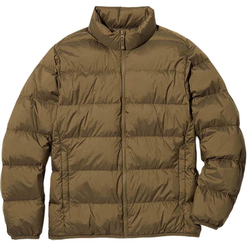 

UNIQLO Мужская пуховая куртка светло-коричневого цвета, Light Umber
