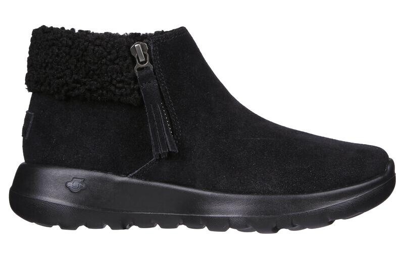 Ботильоны женские ON THE GO средней высоты, черные Skechers — фото 2