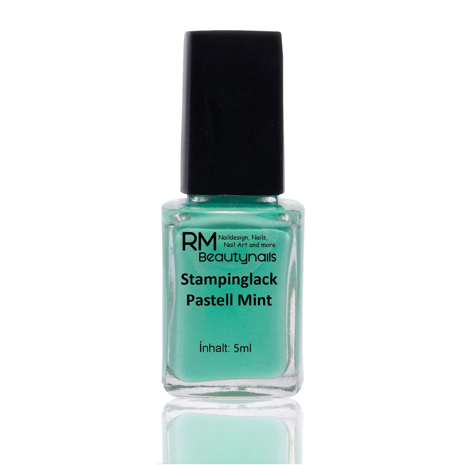 Лак для стемпинга RM Beautynails Pastel Mint, 5 мл Rm Beautynails