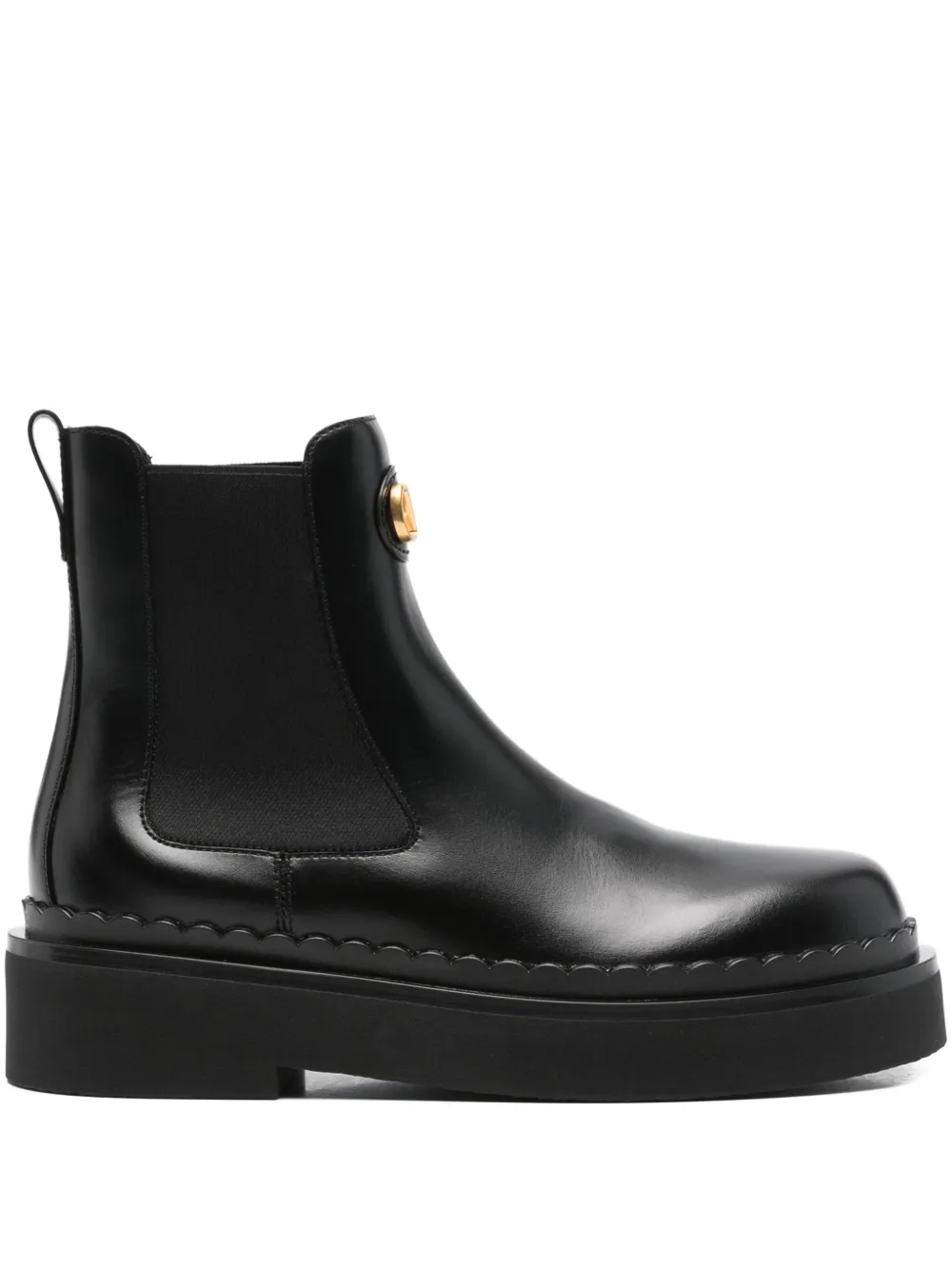 Ботинки Челси Битл VALENTINO GARAVANI, черный
