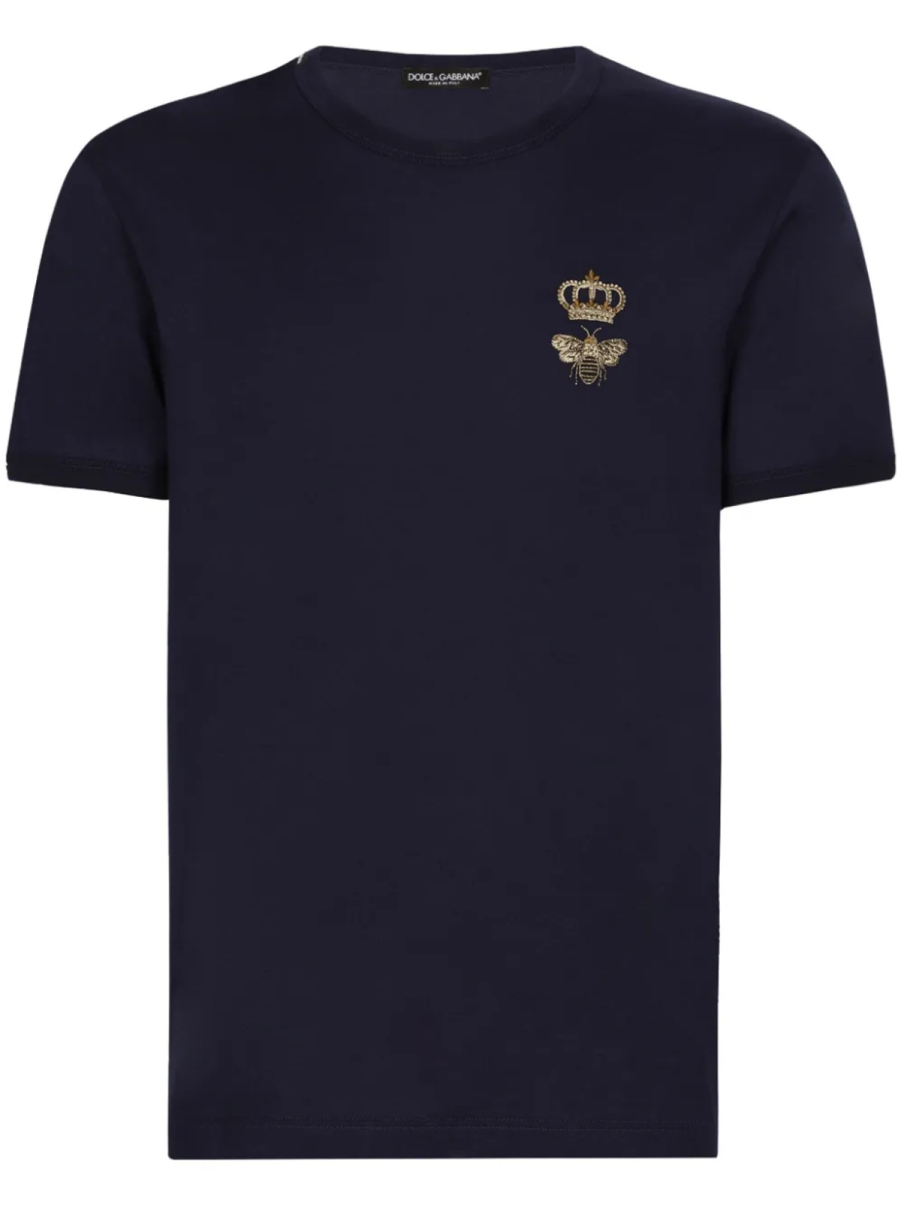 

Футболка с вышивкой Dolce & Gabbana, черный