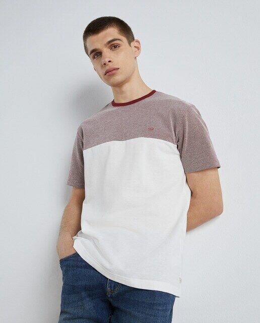

Мужская оксфордская футболка с короткими рукавами Easy Wear, красный