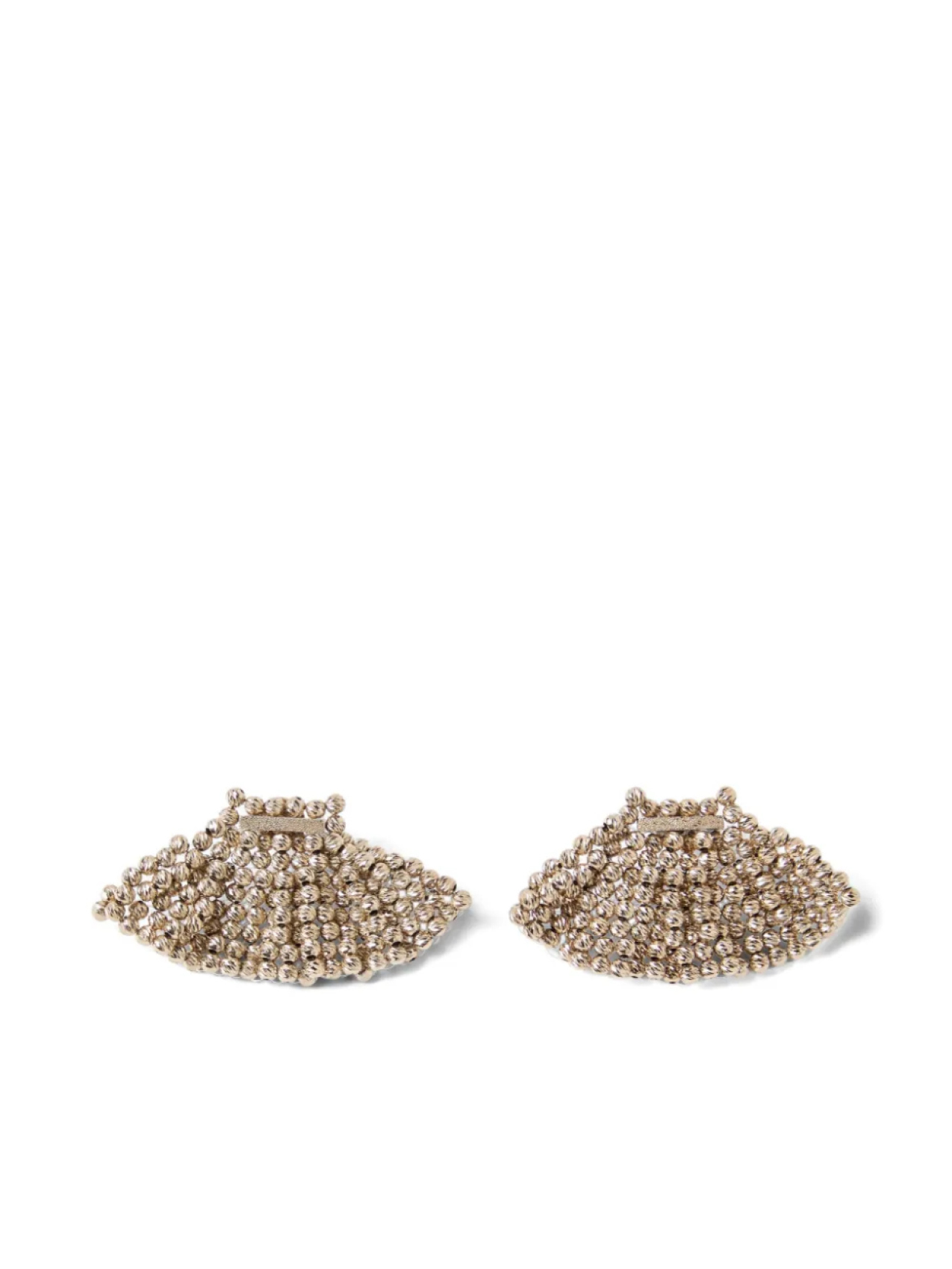 

Brunello Cucinelli серьги с декором Monili, золотой